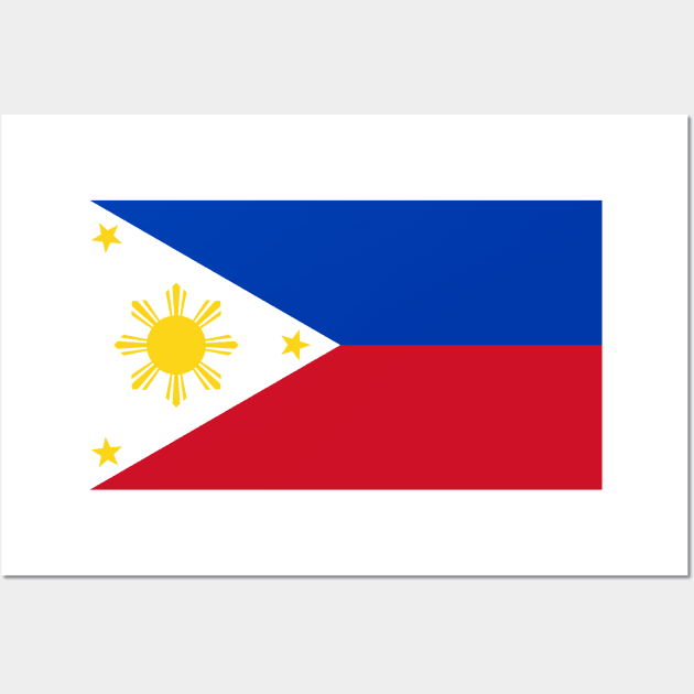 Flag of Philippines Wall Art by COUNTRY FLAGS